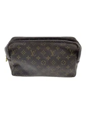 LOUIS VUITTON POUCH TRUE TOILETTE 28_MONOGRAM CANVAS PVC Brown Used