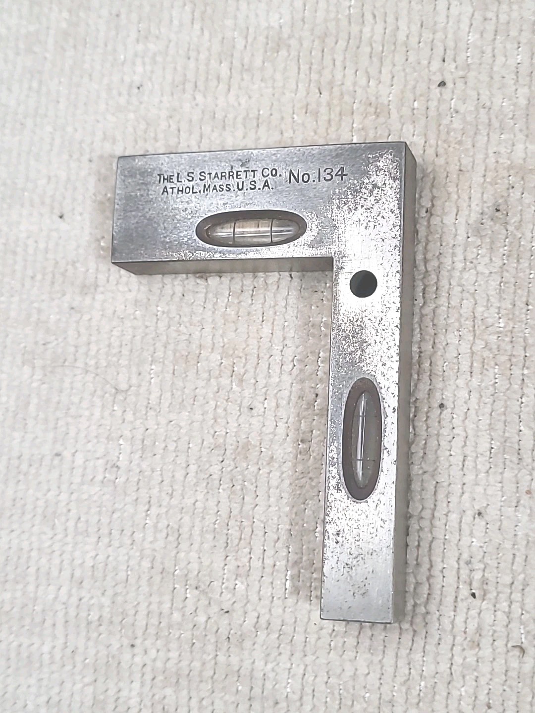 Vintage Starrett 134 Cross Test Level and Plumb Quality USA Made Tool