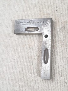Vintage Starrett 134 Cross Test Level and Plumb Quality USA Made Tool.