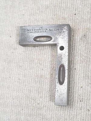 Vintage Starrett 134 Cross Test Level and Plumb Quality USA Made Tool