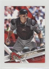 2017 Topps Mini Red 3/5 Jeff Mathis #696 0h1