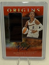 Natasha Cloud Jersey Auto Red /49 - 2024 Panini Origins WNBA - (AU, MEM)