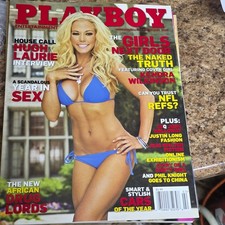 Vtg Playboy Magazine Feb 2009 Illustrated NBA All-Star Phoenix Hugh Laurie