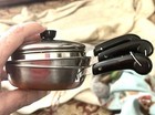 4 Pieces Revere Ware Kids Toy Play Copper Bottom Vintage Cooking Set — photo 1