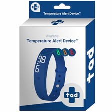 2 Wearable Digital Thermometer Temperature Monitor Alert Health Safety Devices