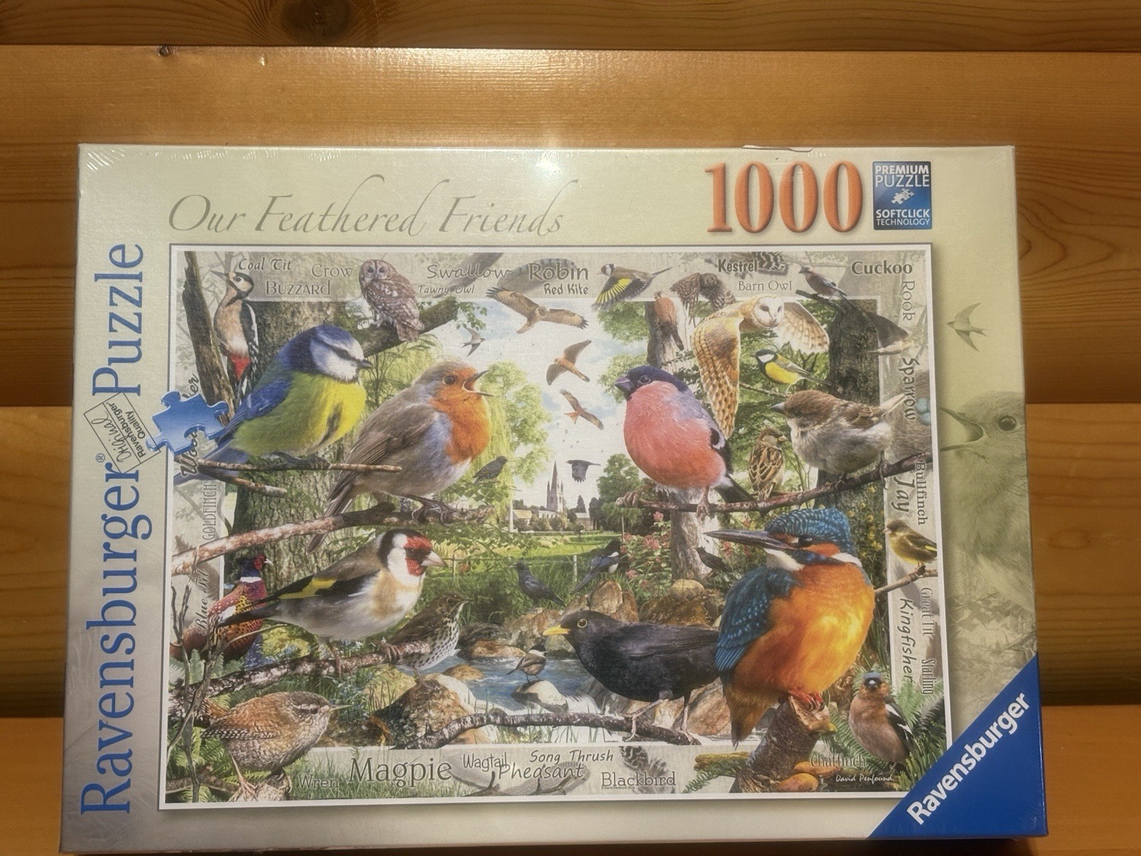 Brand New Sealed Ravensburger 1000 Piece Jigsaw Puzzle Our Feathered Friends