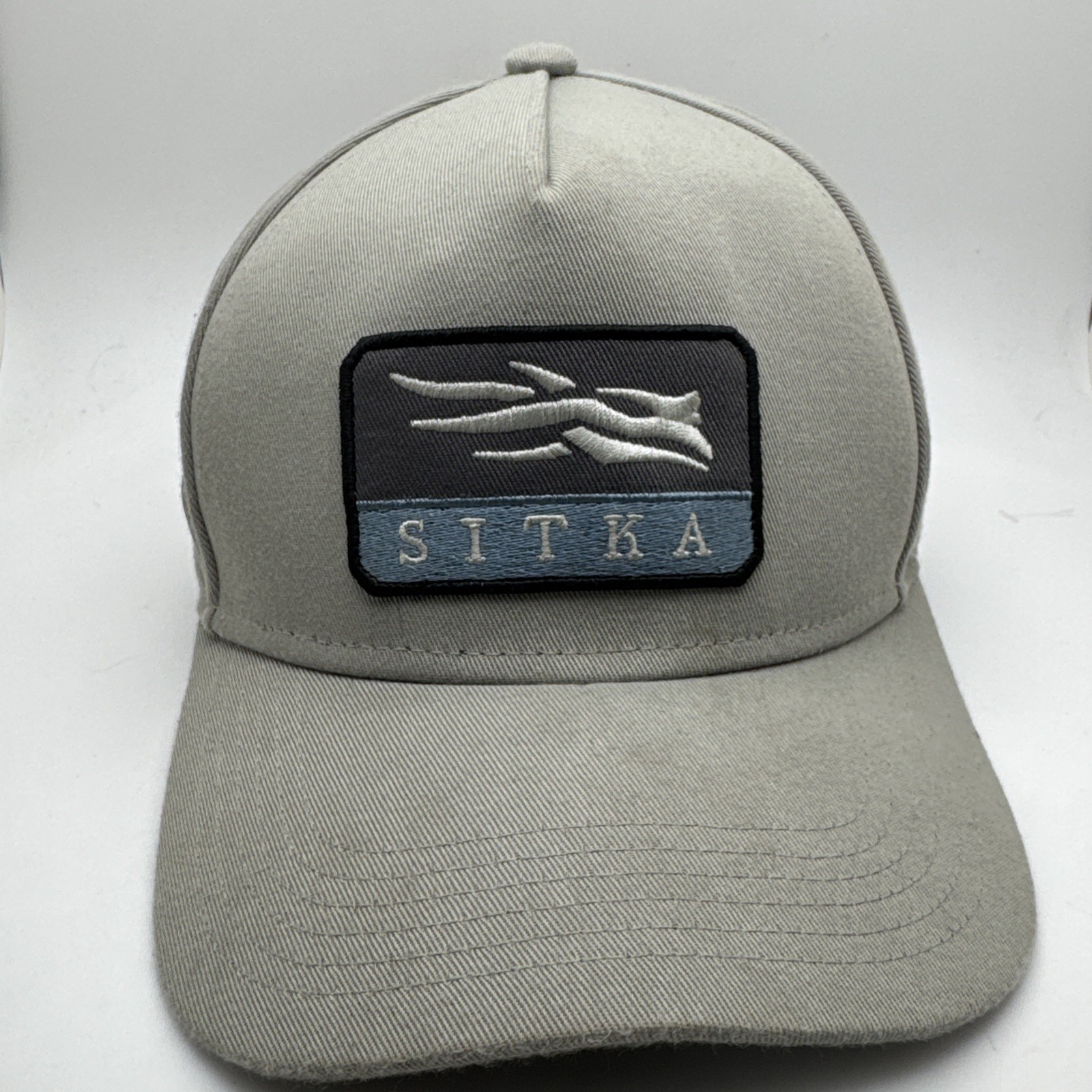Sitka Hat Cap Snap Back Gray  Mesh Patch Embroide… - image 1