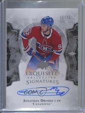 2017 Upper Deck Ice Exquisite Signatures 15/65 Jonathan Drouin #ES-JD Auto r7d
