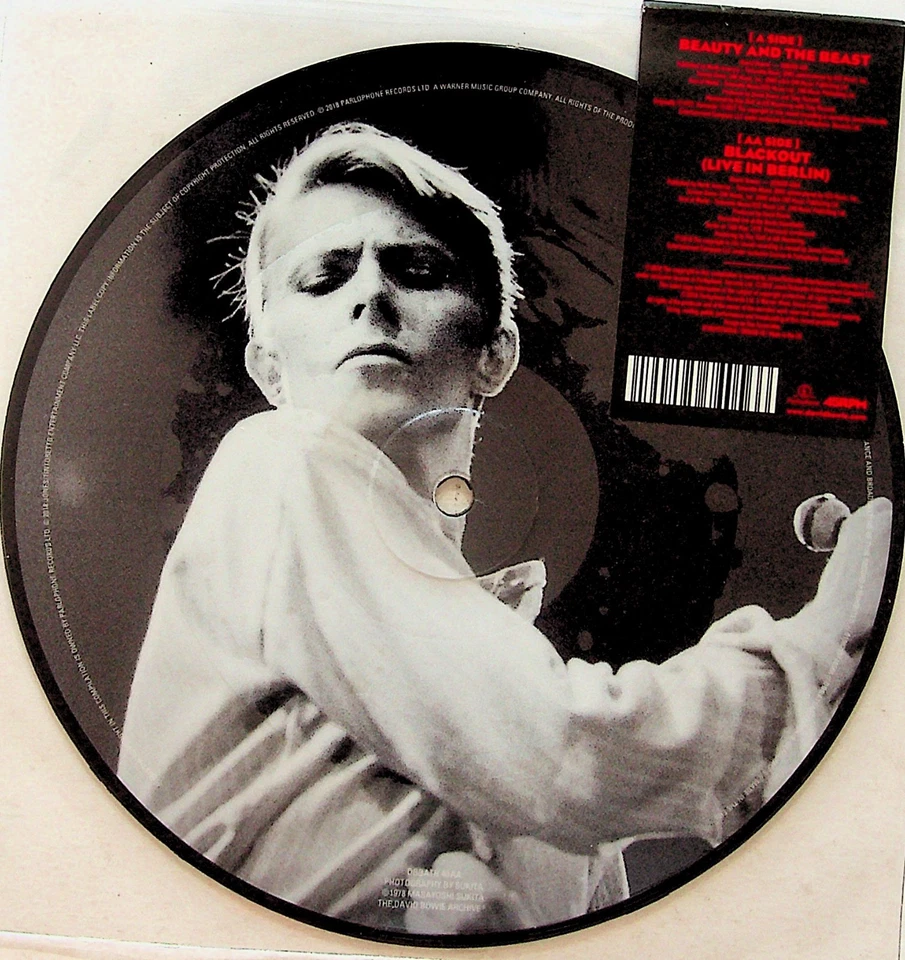 DAVID BOWIE Beauty and The Beast/Blackout Live 7" PICTURE DISC 2018 NEW** Vinyl - Image 3 of 3