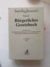 Palandt BGB-Kommentar 79. Auflage 2020