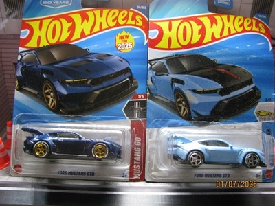 2025 Hot Wheels Ford Mustang GTD - PICK ONE, w/Real Riders Wheel Swap
