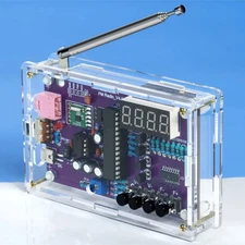 DIY FM Radio Electronic Kit, Adjustable Frequency 87-108MHz, Soldering Project