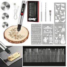 Engraving Pen, Cordless Electric Engraving 3-Speed Engraver 8000-25000 RPM ...