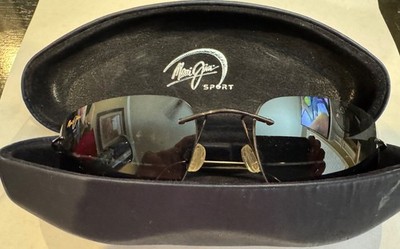 maui jim mj-502-02 titanium sunglasses