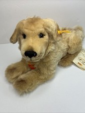 STEIFF HEKTOR 078484 GOLDEN RETRIEVER DOG MADE IN GERMANY 16" LONG