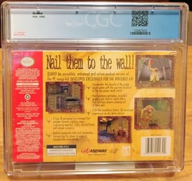 Quake 64 NINTENDO 64 N64 NEW SEALED GRADED CGC 7.5 A