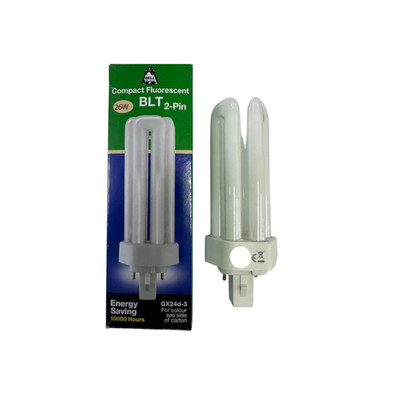 5 x 26W BELL GX24D-3 2 Pin CFL PL-T Triple Turn Glühbirne 835 3500K weiß Lampe