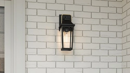 Buckley 1-Light Outdoor Wall Mount in Matte Black - Picture 7 of 7