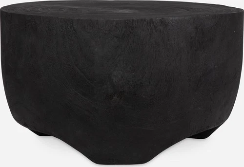 Uttermost 22947 Elevate 24" Diameter Wood Table - Black - Picture 5 of 5