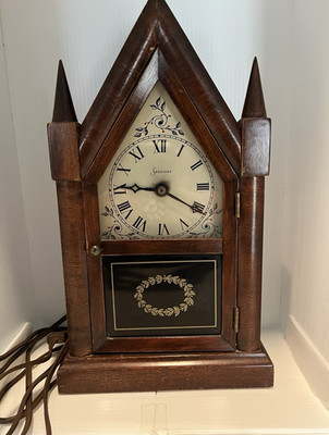Sessions Clock Co. 1950's Electric Steeple Mantel Clock - USA Made - Working!