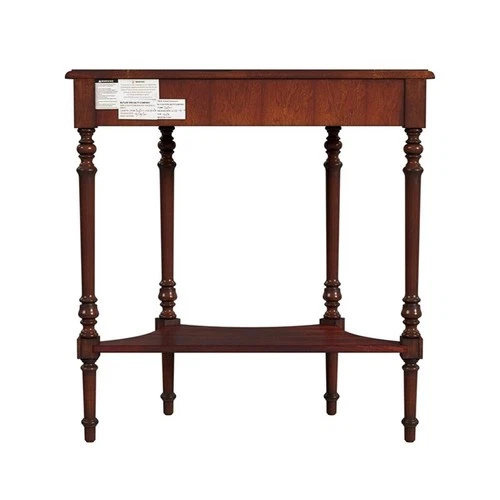 Butler Specialty Company Danelle Demilune 30" Console Sofa Table - Cherry Brown - Picture 5 of 7