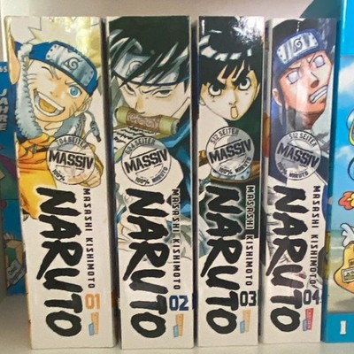 Naruto Sammelbände 1 4 auf Deutsch   Masashi Kishimoto, Carlsen Manga Lot