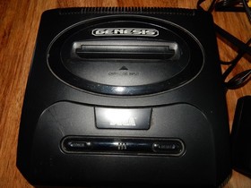 SEGA Genesis Model 2 Console (Black) w/ 2 Ecco the Dolphin Games
