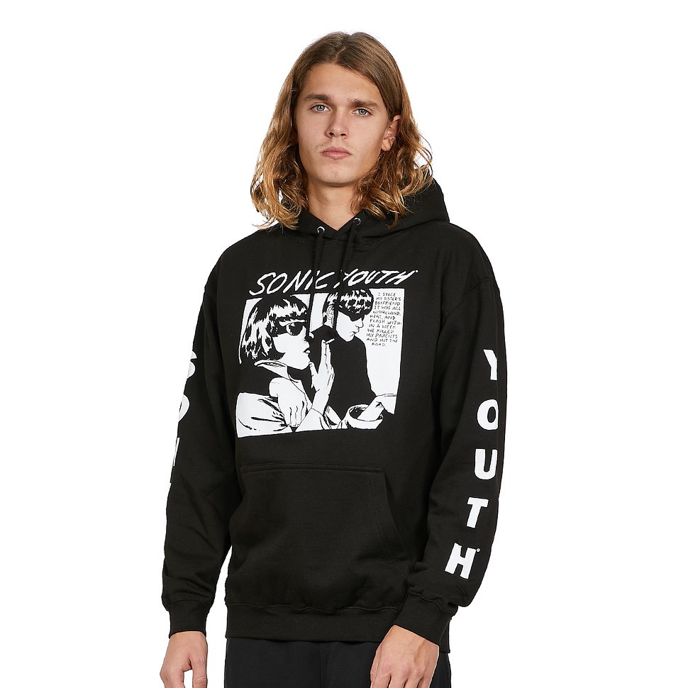 Sonic Youth - Goo Album Cover Hoodie Black Kapuzenpullover Sonic Youth - Goo Album Cover Hoodie Black Kapuzenpullover