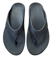 Oofos OOriginal Sandals Black M11 W13 EU44 Recovery Footwear Flip Flop Shoes