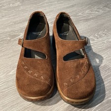 Dansko Fran Brown Suede Womens Shoes Size 36 ...