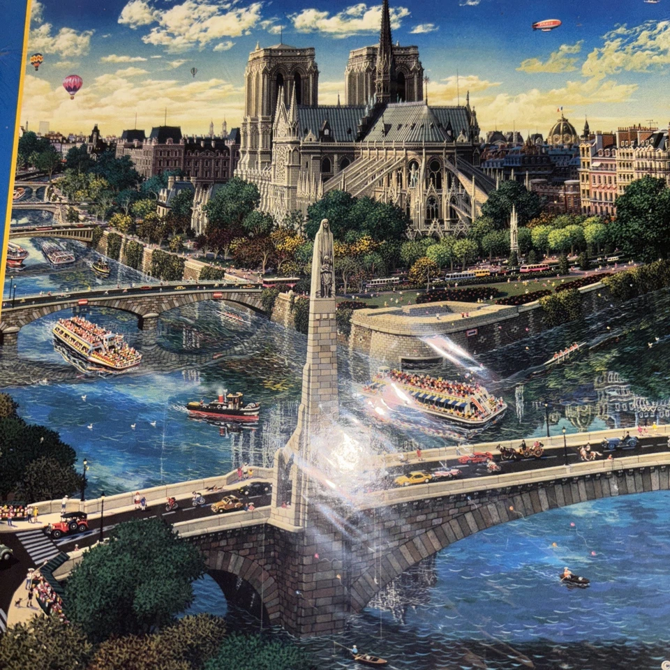 Rompecabezas Notre Dame 1500 piezas vintage de Alexander Chen 24x33 nuevo sellado Foto 4 de 4
