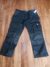 NWT Caterpillar CAT Cargo Pants Men's 38 X 30 Black Outdoor Utility Work Knee