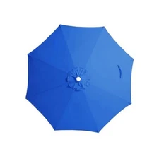  9 ft Patio Umbrella Replacement Canopy for 8 Ribs, Table Market 9FT Royal Blue