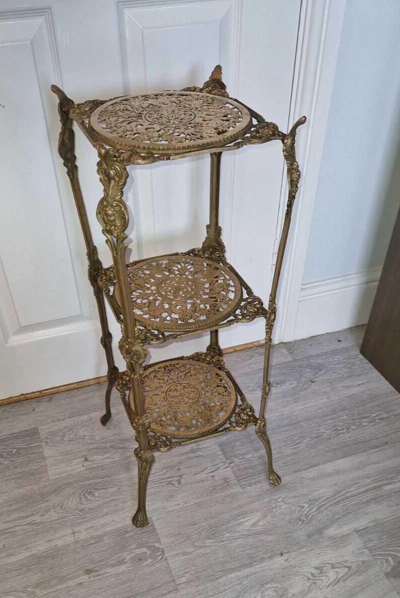 Brass online plant stand