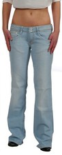 Kuyichi Damen Bootcut Jeans - Hüftjeans Amy Summer Blue - Fair Trade