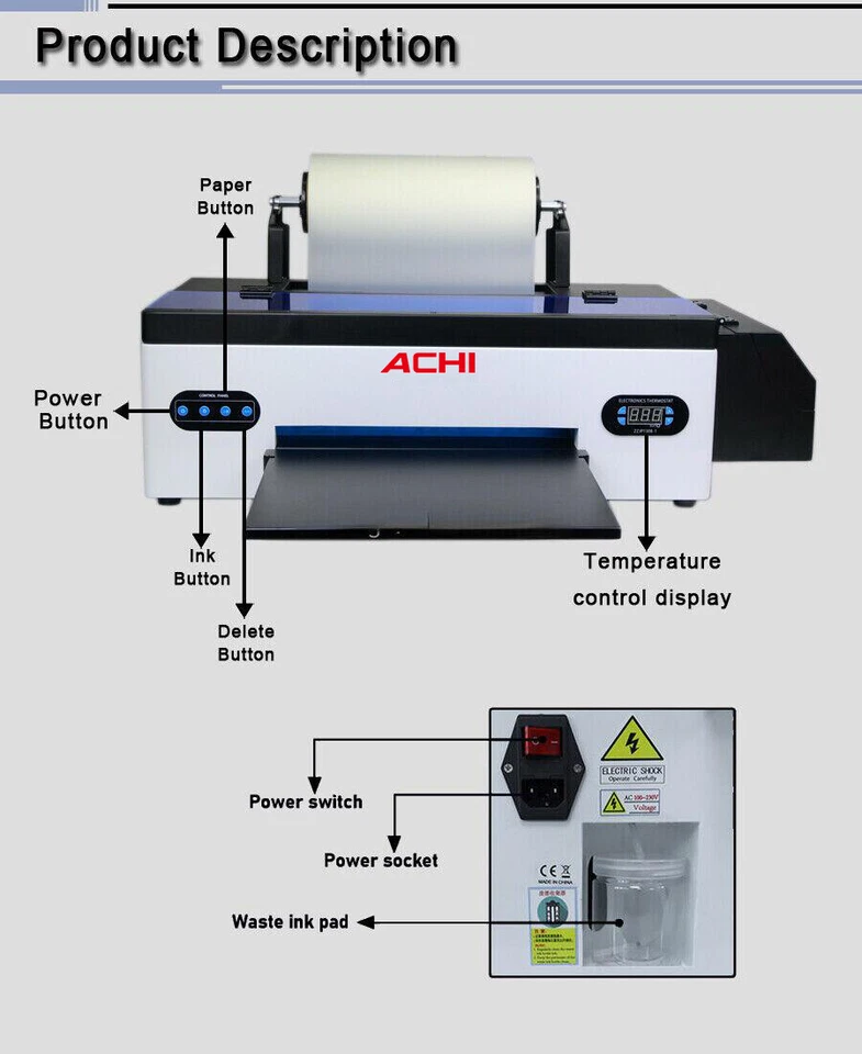 A3 DTF Printer L1800 Direct to Film T-shirt DIY Printer Home Business Oven AU - Image 3 of 4
