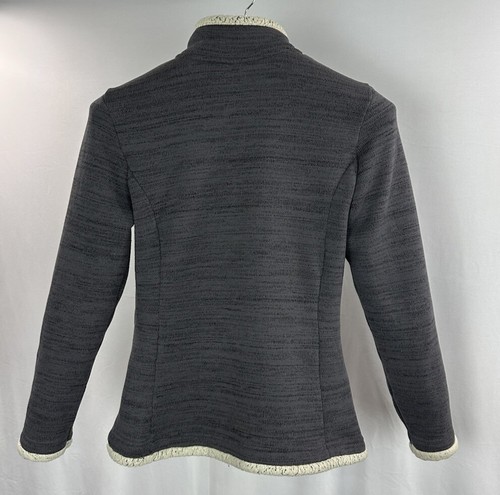Kuhl Alfpaca 1/4 Zip Sherpa Sweater Womens Large Pullover Fleece Gray Jacket - Picture 7 of 12