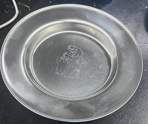 Stainless Steel Plate Elephant Made In Den - Picture 2 of 6