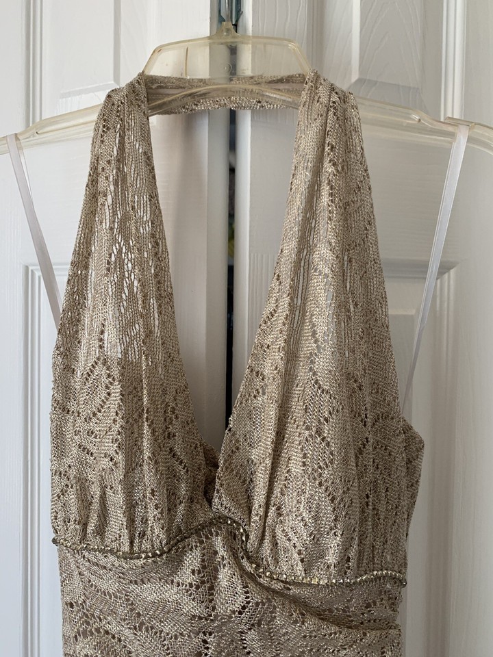 Robe De Bal Mariage Or Betsy & Adam – Robe Princesse Scintillante – Neuf Avec étiquettes
