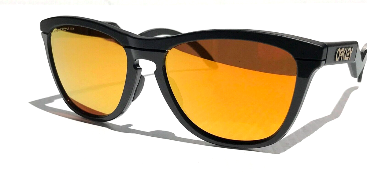 Oakley FROGSKINS HYBRID Matte Black POLARIZED PRIZM 24K Gold Oakley FROGSKINS HYBRID Matte Black POLARIZED PRIZM 24K Gold