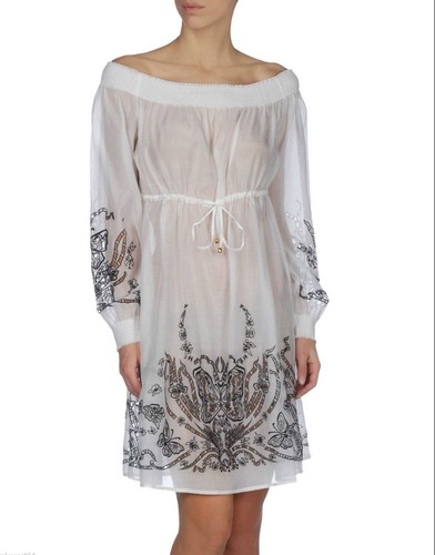 EMILIO PUCCI White Embroidered Tunic 