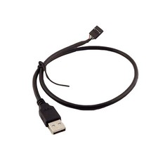5pcs 1.5FT USB 2.0 A Male to Dupont 5 Pin Female Header Motherboard Cable Cord