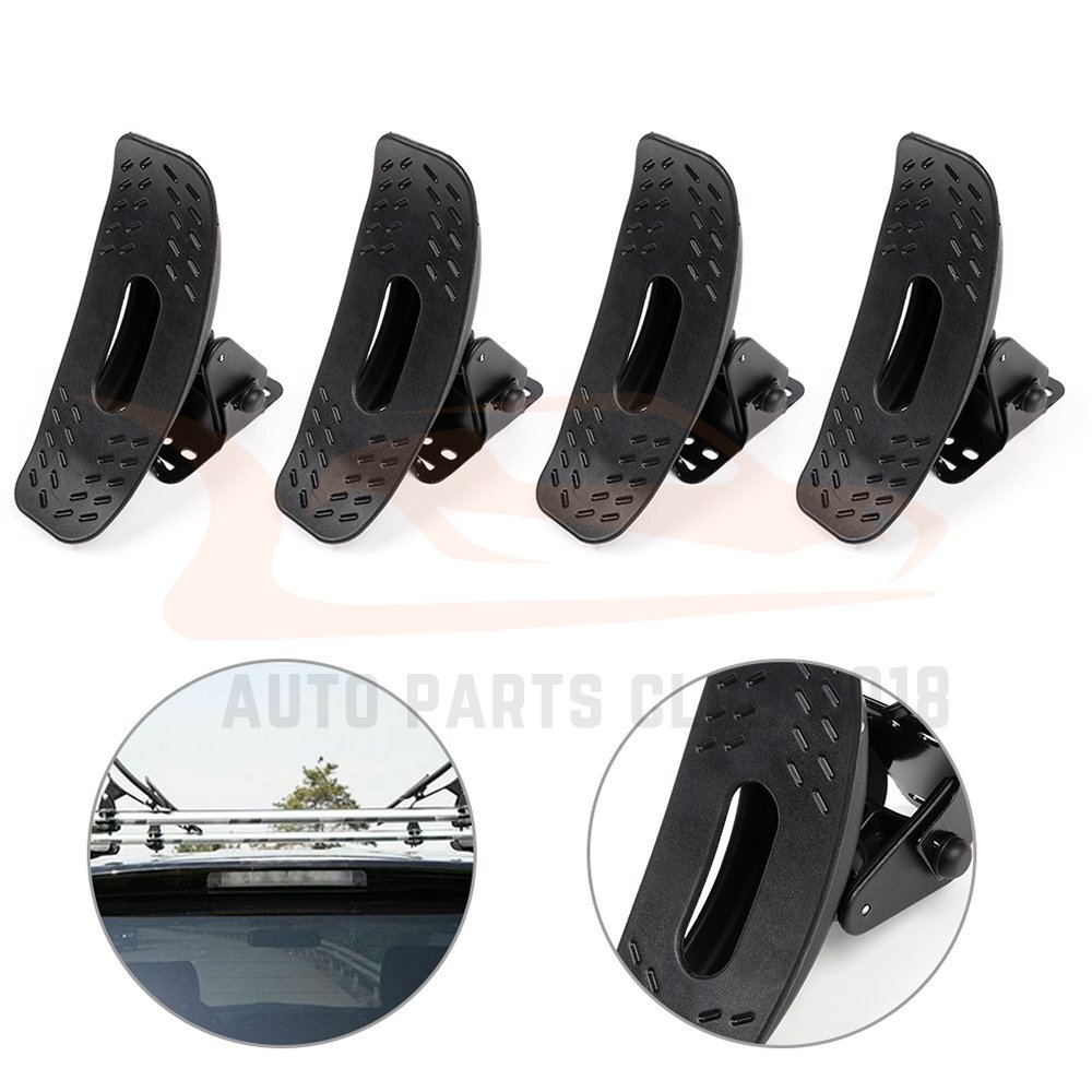 2Pair Universal Roof J-Bar Rack Kayak Boat Canoe For SUV Roof Top Mount Carrier