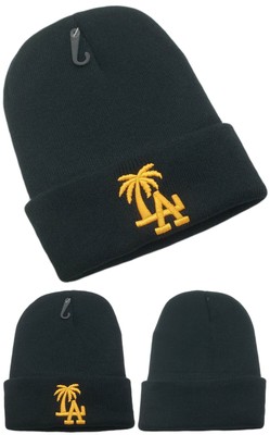 Black Gold Beanie Era Hat Knit Cap | eBay