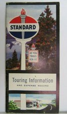 Vintage Standard Gas Oil 1959Touring Information and Expense Book Unused GL-17