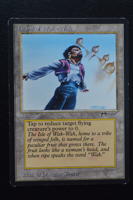 Magic The Gathering MTG ISLAND OF WAK-WAK #1 Arabian Nights LP