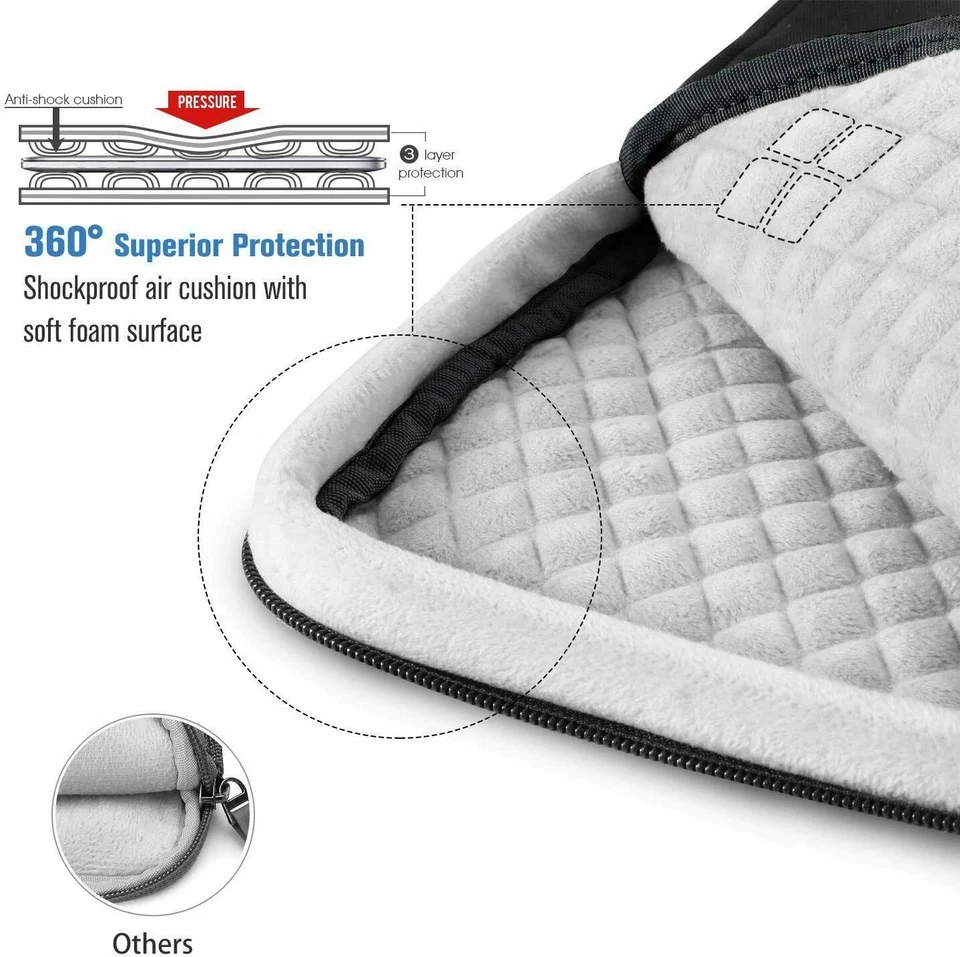 13 Inch Sleeve Case Shoulder Bag for iPad Pro 12.9 2021 MacBook Pro 13 Air 13 - Image 2 of 4