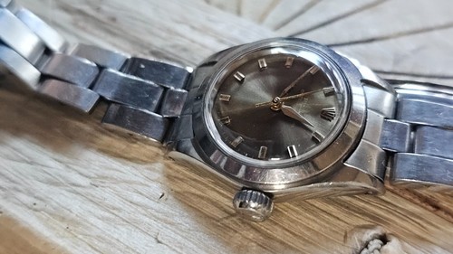 Vintage Rolex Oyster Perpetual 6618 Brown Dial Women's Automatic Watch 1969 - Picture 10 of 24