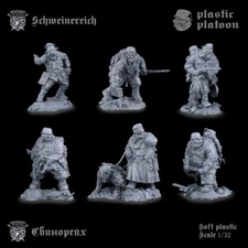 Plastic Platoon Shweine Reich Scale 1/32 New Release 2023