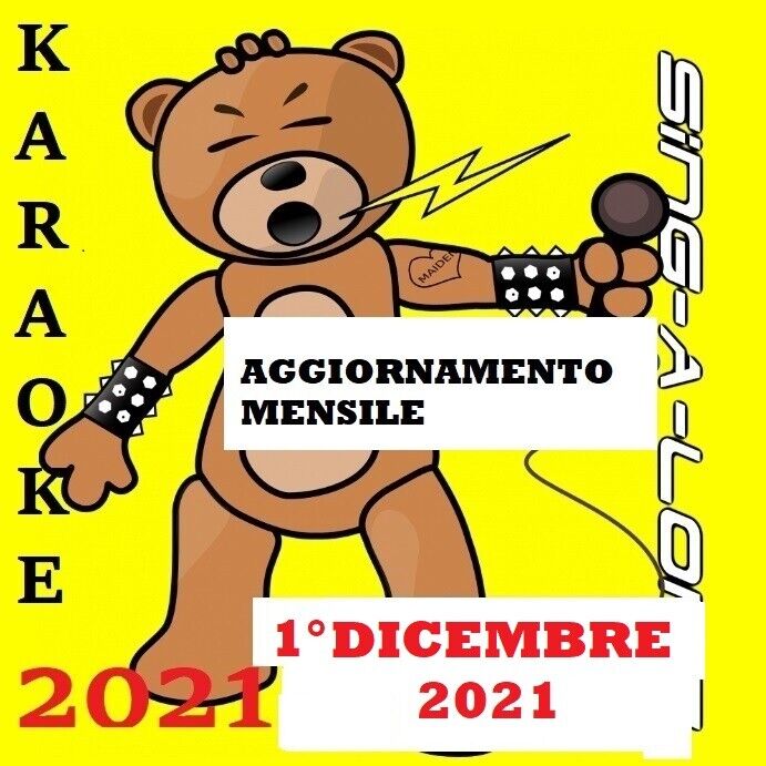 1° DICEMBRE 2021 - 156 BASI Mp3 MENSILE AGGIORNAMENTO BASI Musicali karaoke